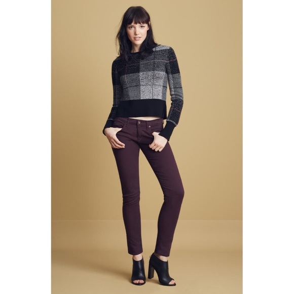 Rag & Bone The Dre Jeans in Aged Wine 26 - Picture 2 of 6